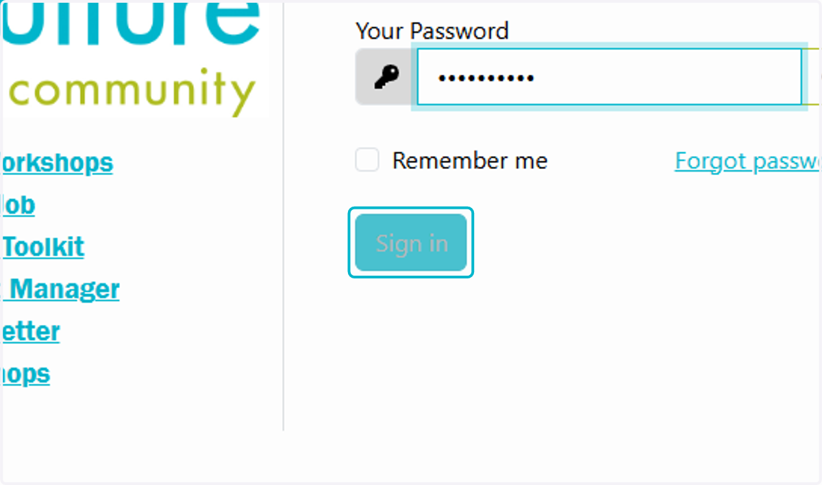 Click on "Sign in"