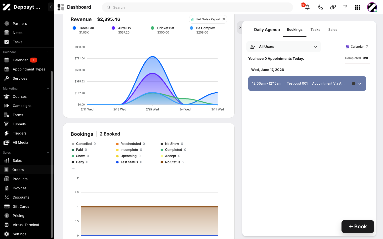 Step 1: On your Dashboard, navigate to the Orders tab under the Sales section.