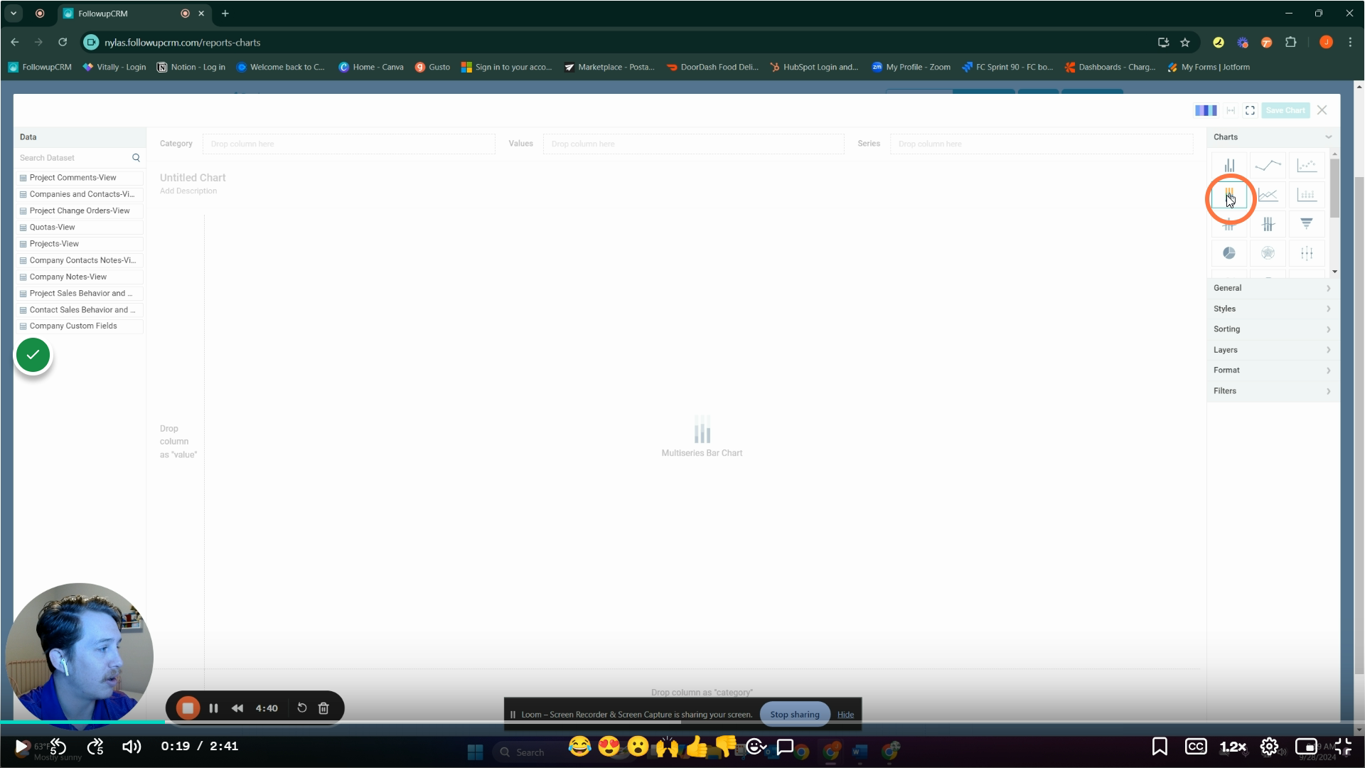 Step 1: Add a Combo Chart