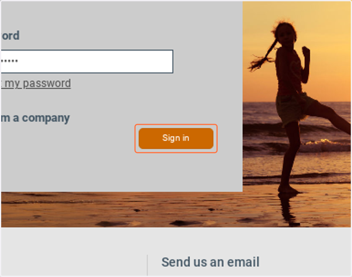 Click on Sign in