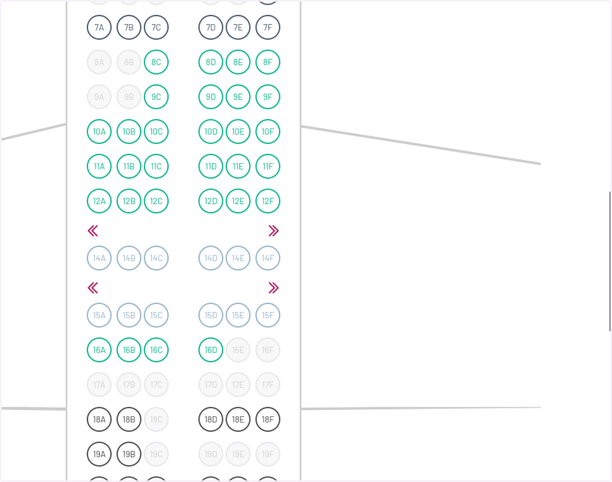 Click on SEAT SELECTION