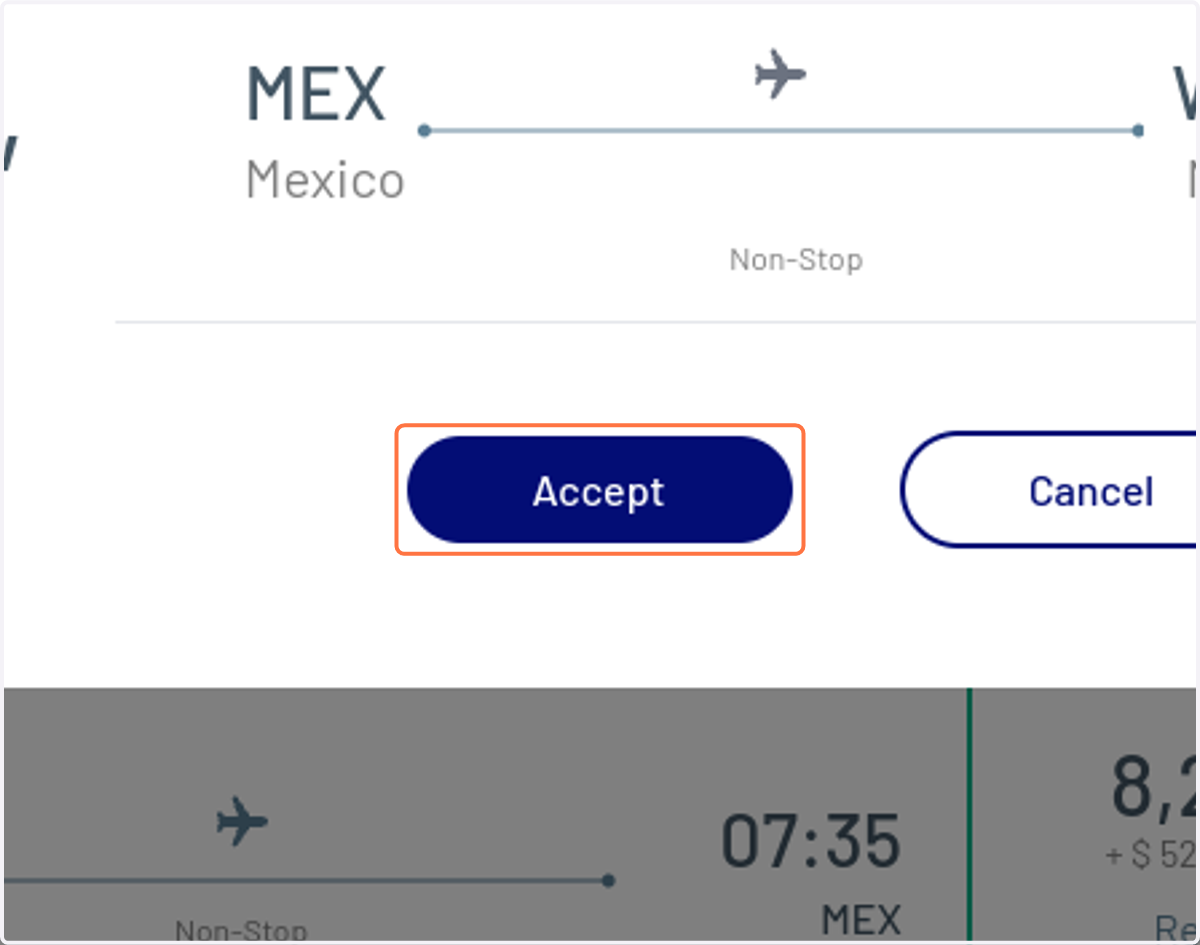 Click on Accept