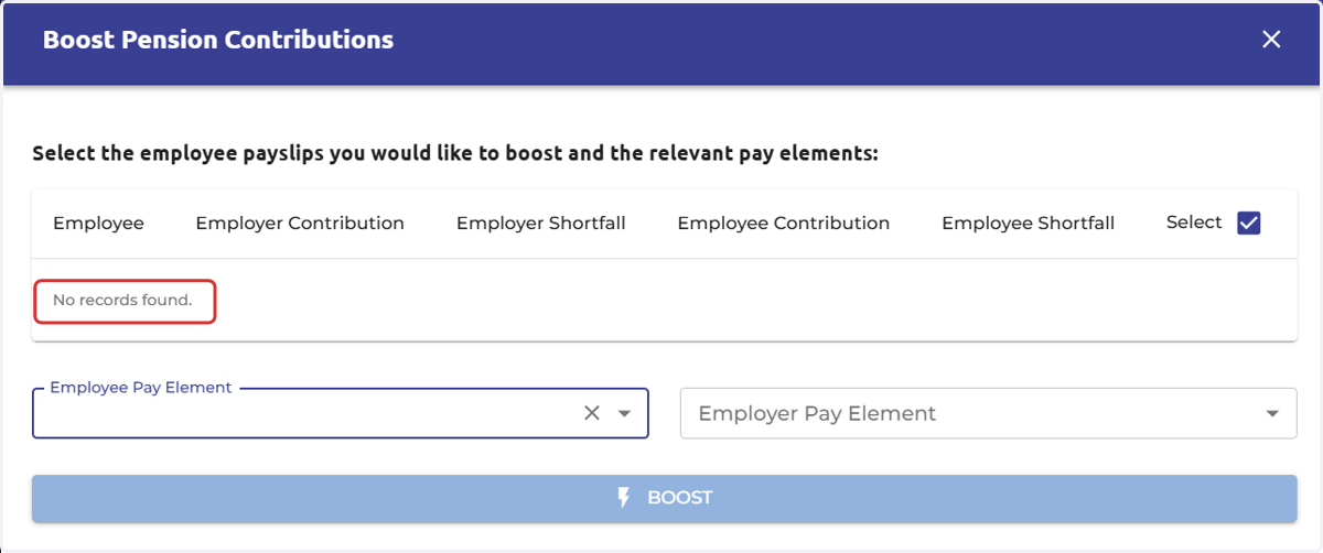 For this employee, there is no amount to increase the employee or employer contributions, as the current amounts meet the minimum contribution requirements.