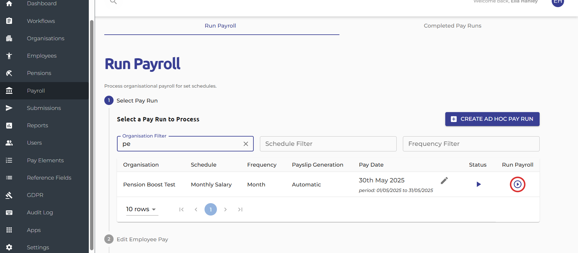 HOW TO USE THE PENSION BOOST FEATURE