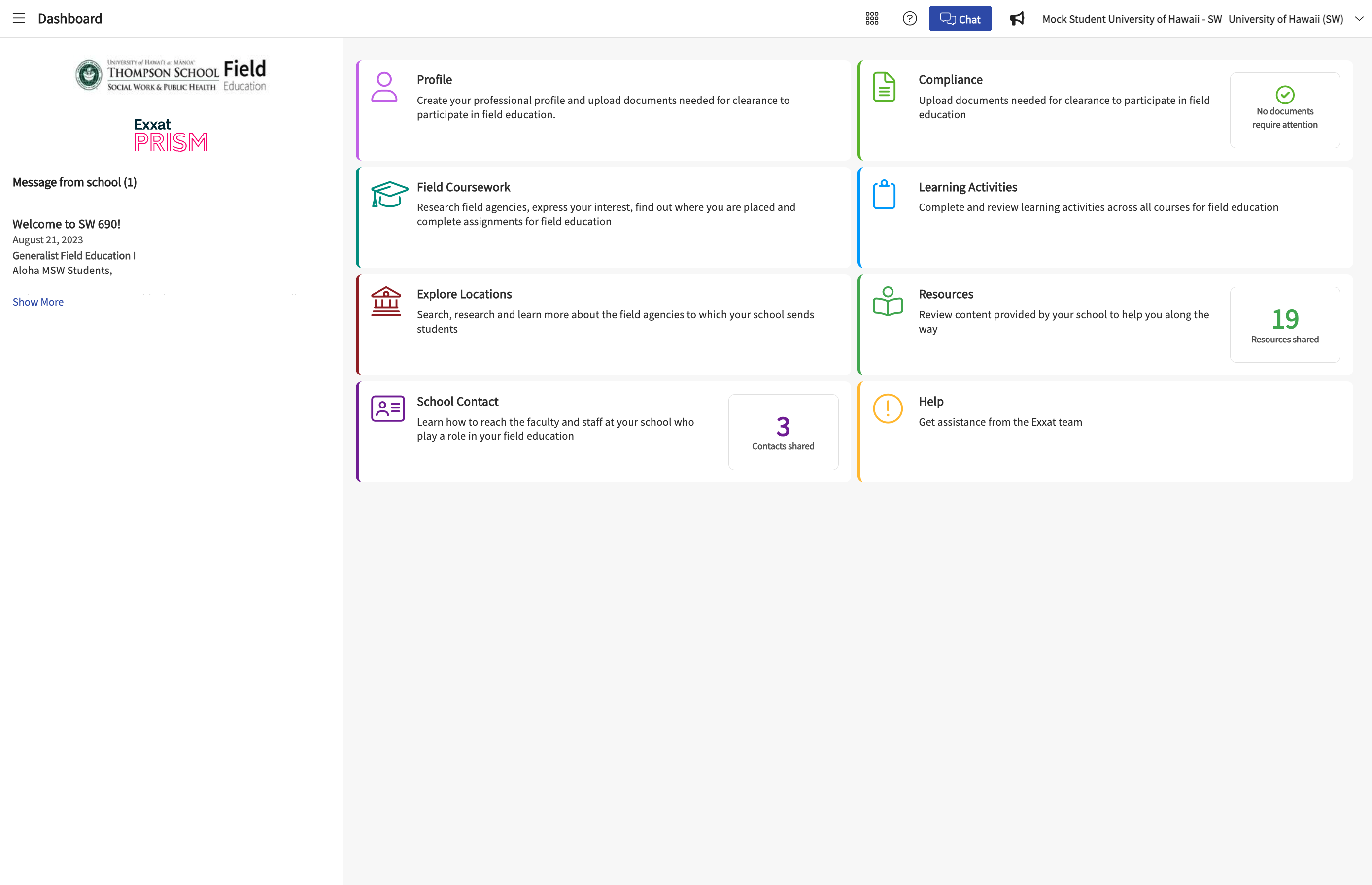Click on Learning Activities…