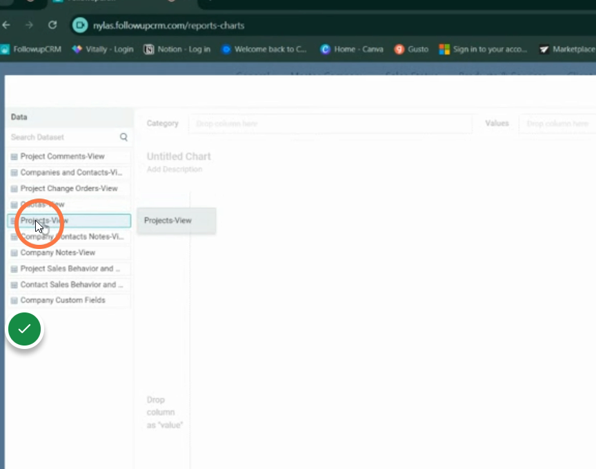 Step 2: Select Data Categories