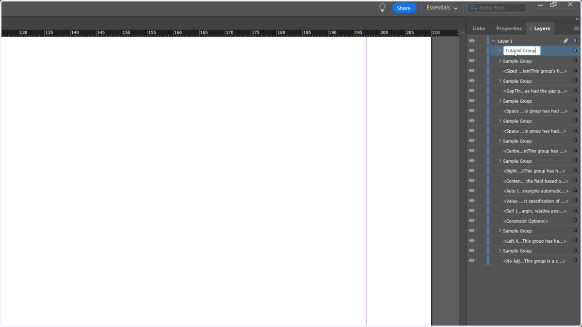 Slow double click on the group name in the "Layers" tab to rename it. As you would rename a file in windows explorer.