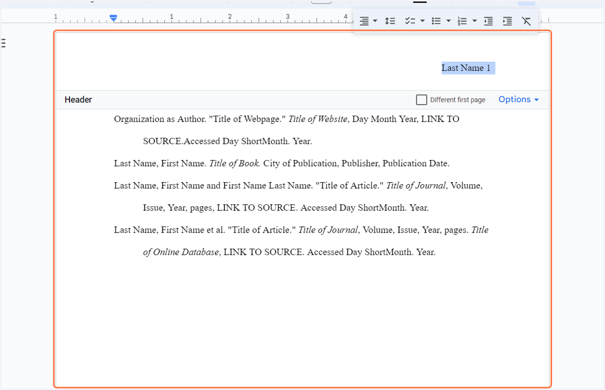 Click on back to the page.