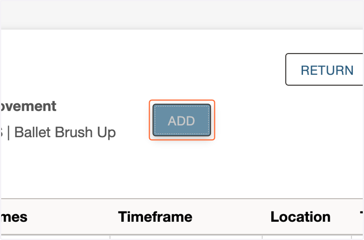Click on ADD