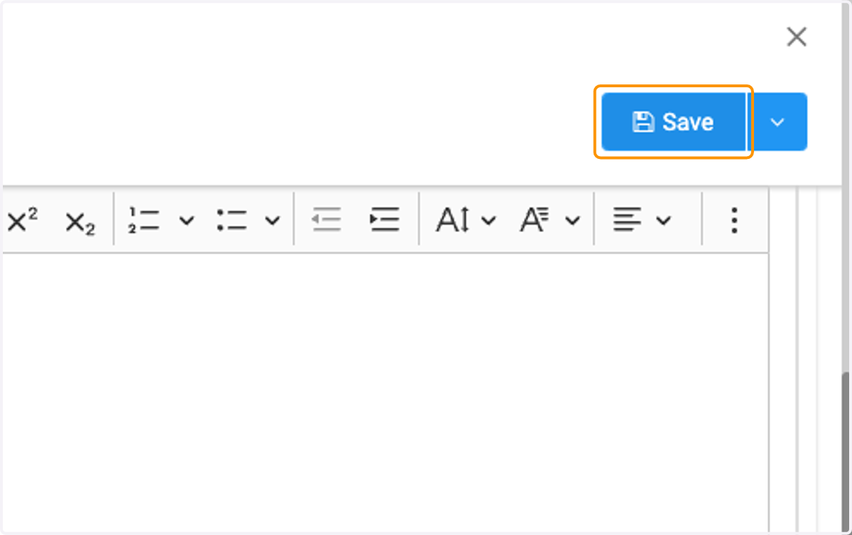 Click on Save