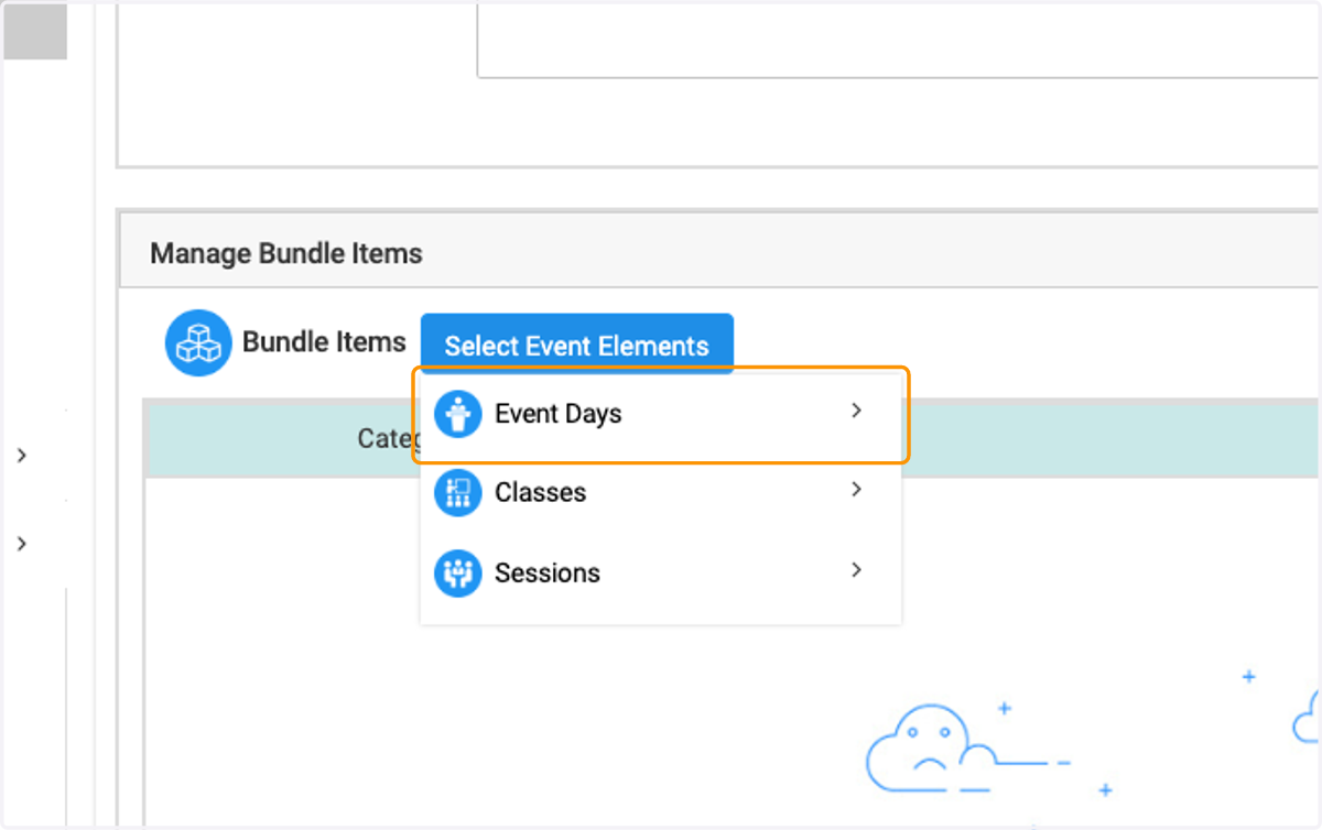 Click on Event Days