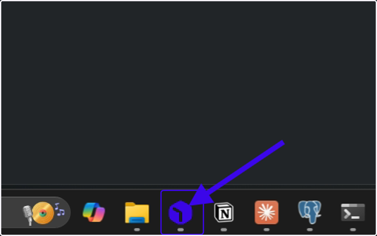 If you don't see Ajax open up after clicking "Open Ajax" in your browser, open it in your dock!