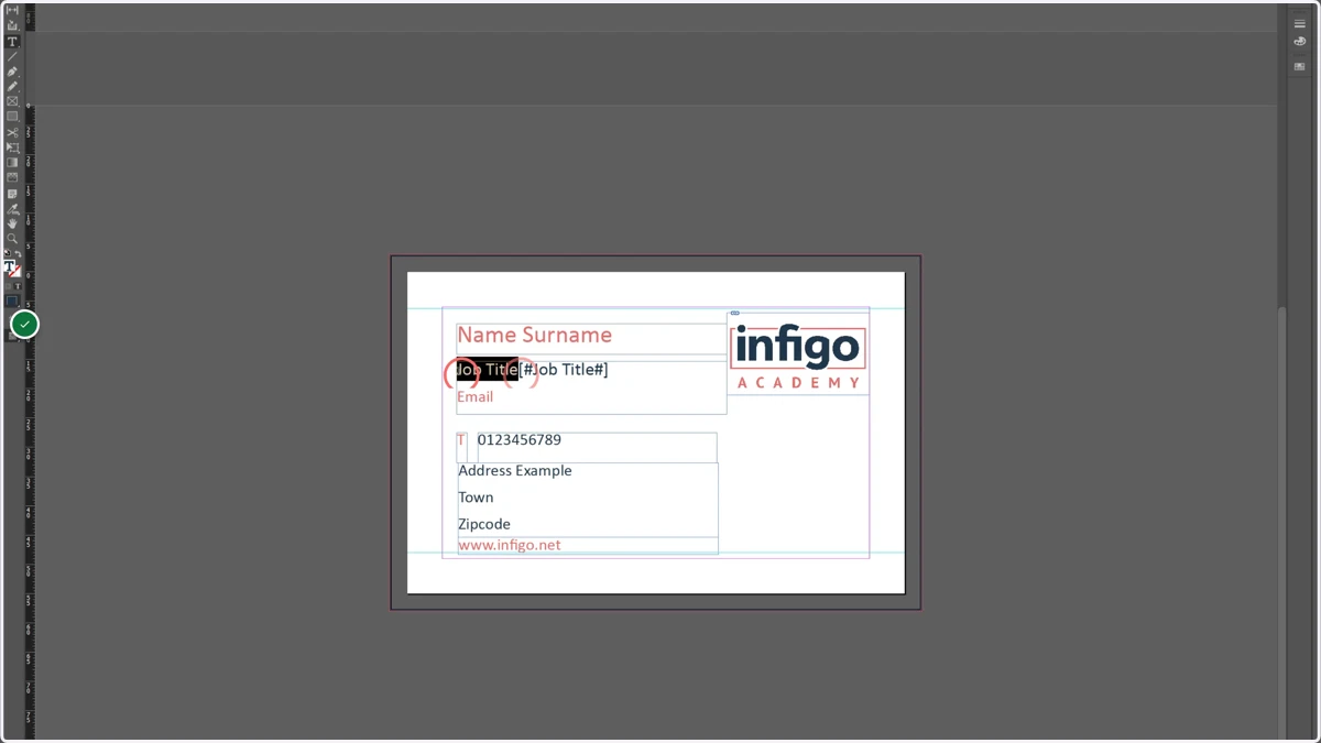 The placeholder will be inserted in the required format