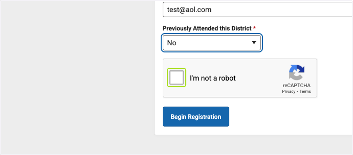 Click on I'm not a robot