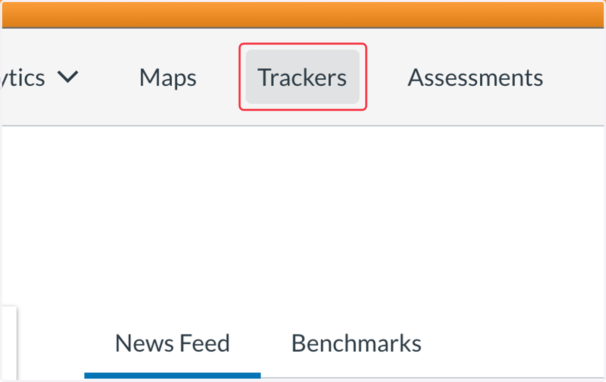 Click on Trackers