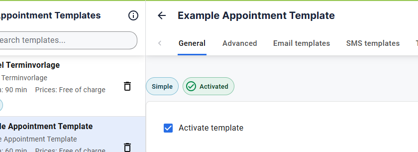 Click on Advanced
