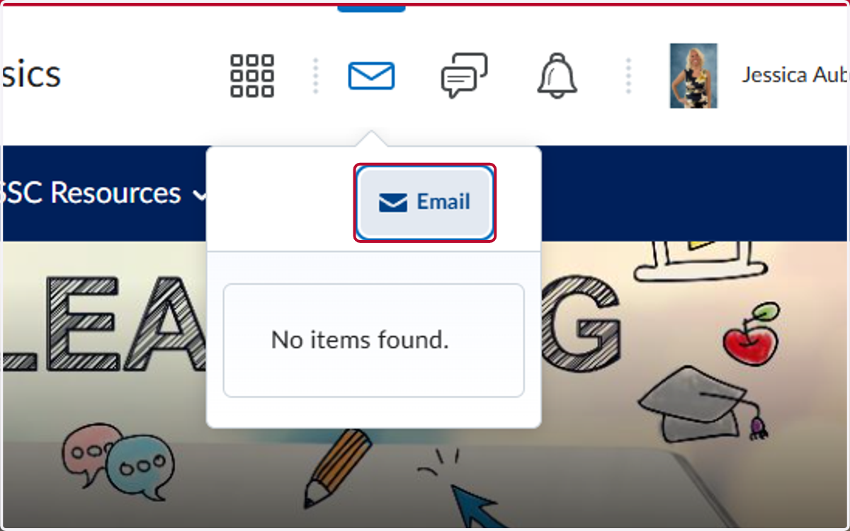 Click on Email