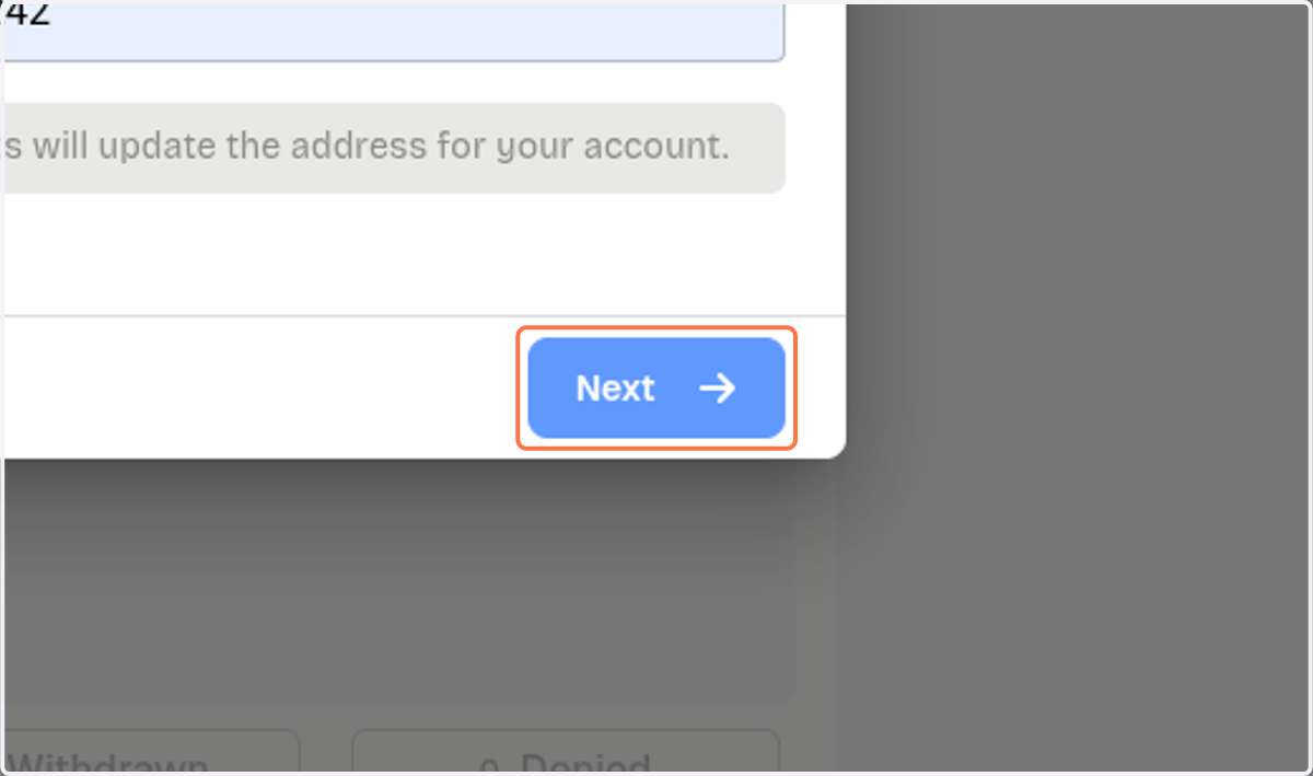 Click on Next