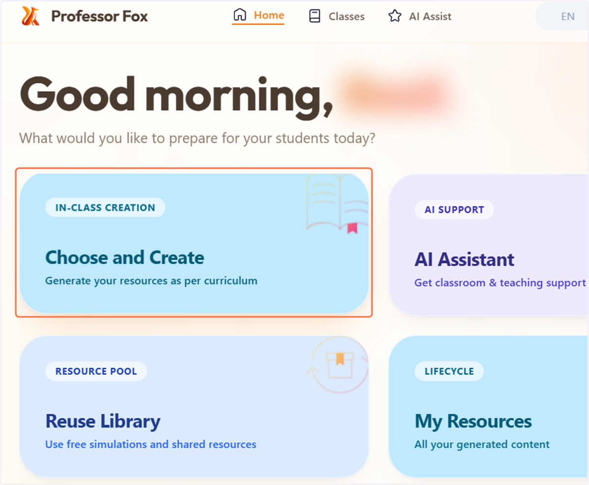 Select "Choose & Create". "Choose & Create" തിരഞ്ഞെടുക്കുക.
