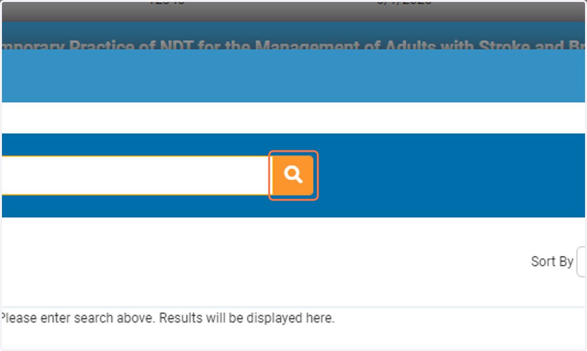 If you click on the Search button without filling in any search criteria, the full list of Certification courses will be displayed.