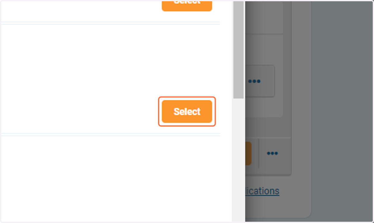 Select the course you would like to apply to.