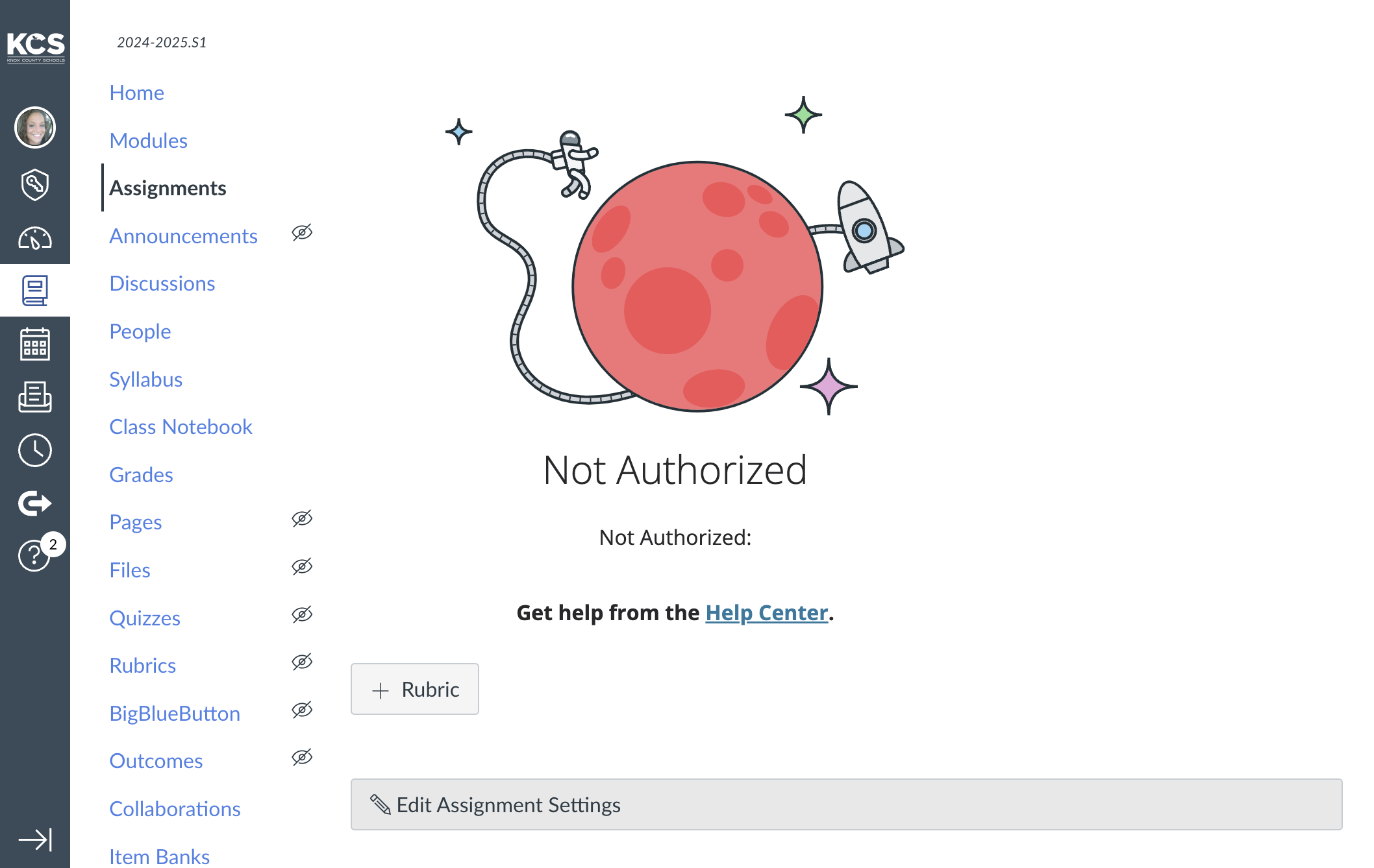 Click on Edit Assignment Settings