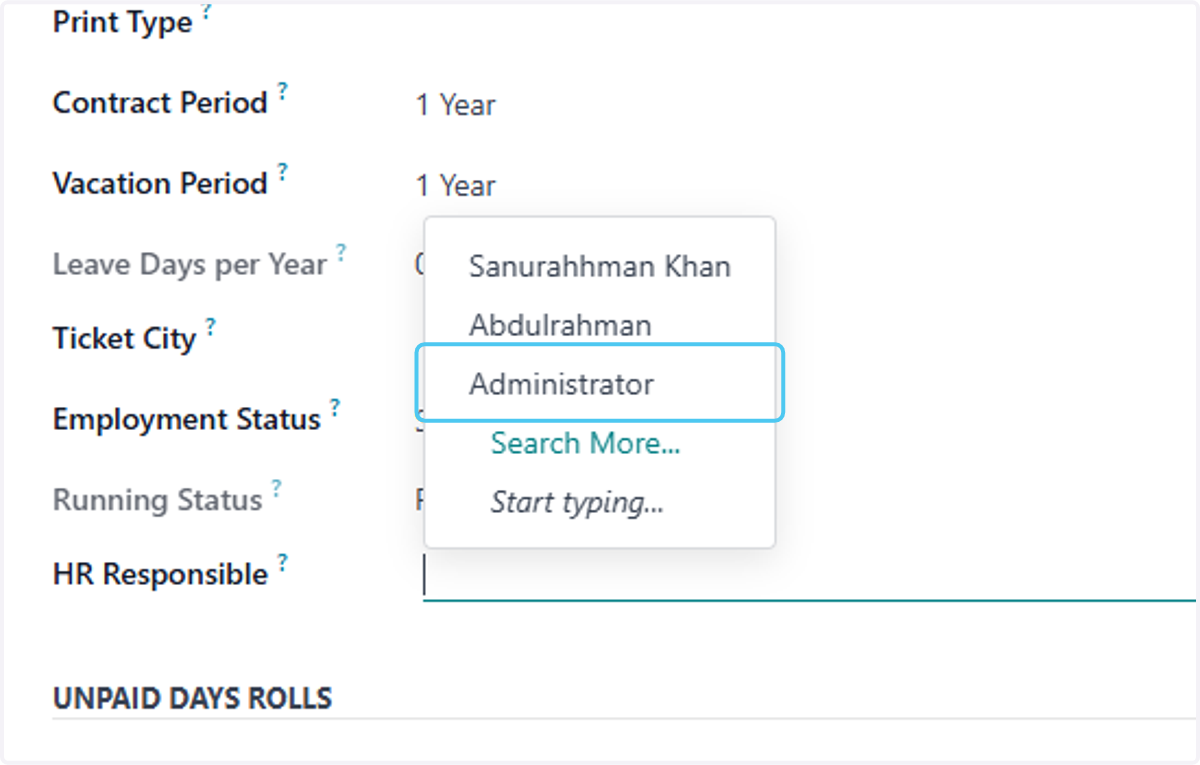 Click on Administrator