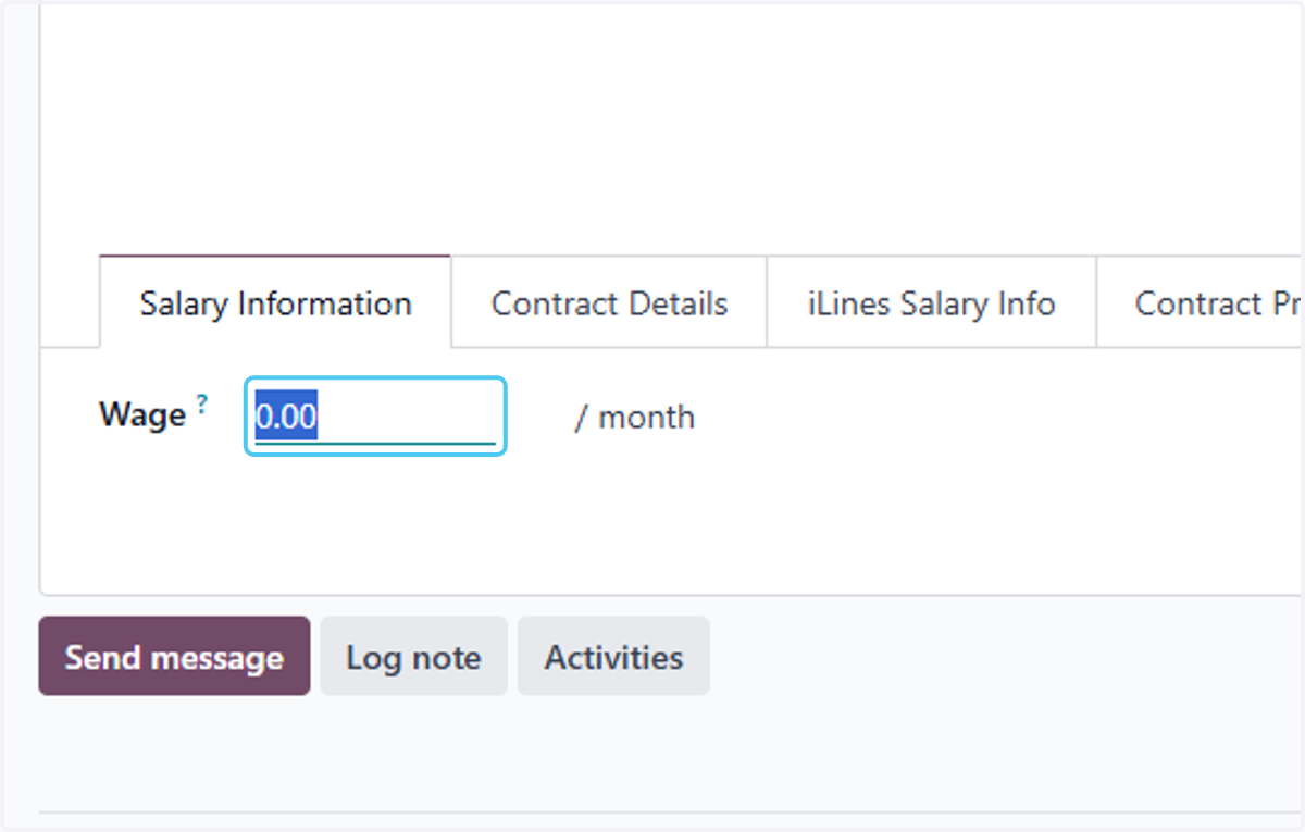 Click on Wage?