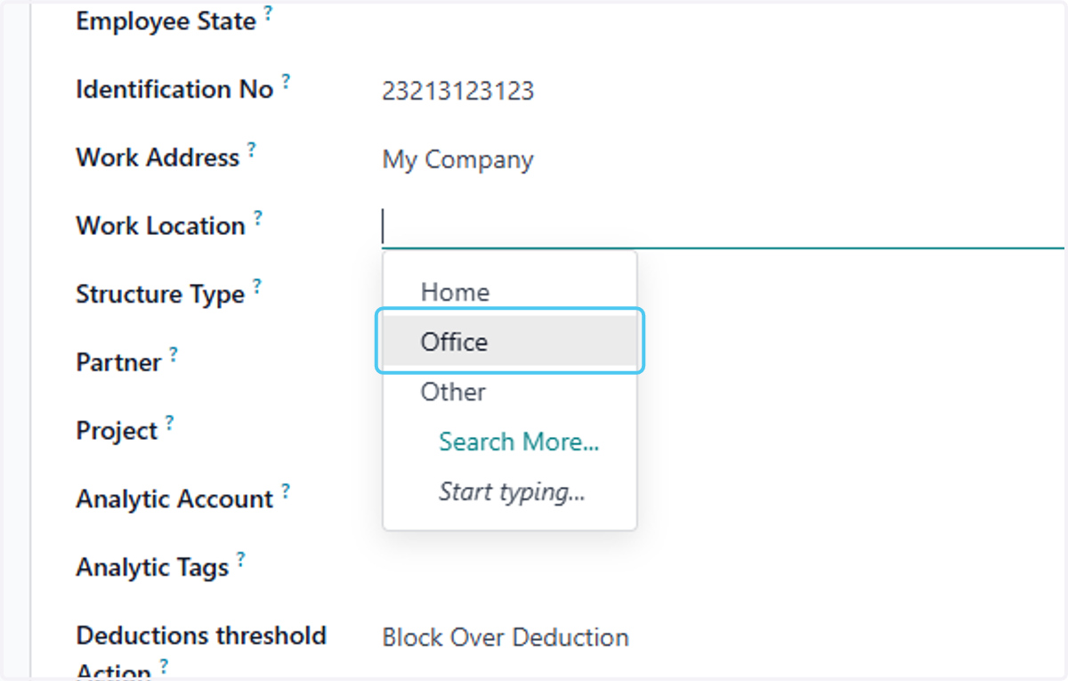 Click on Office