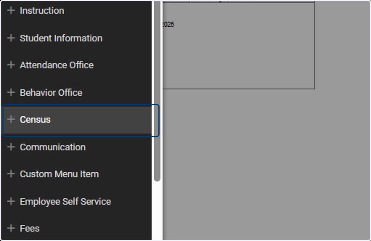 Click on Census