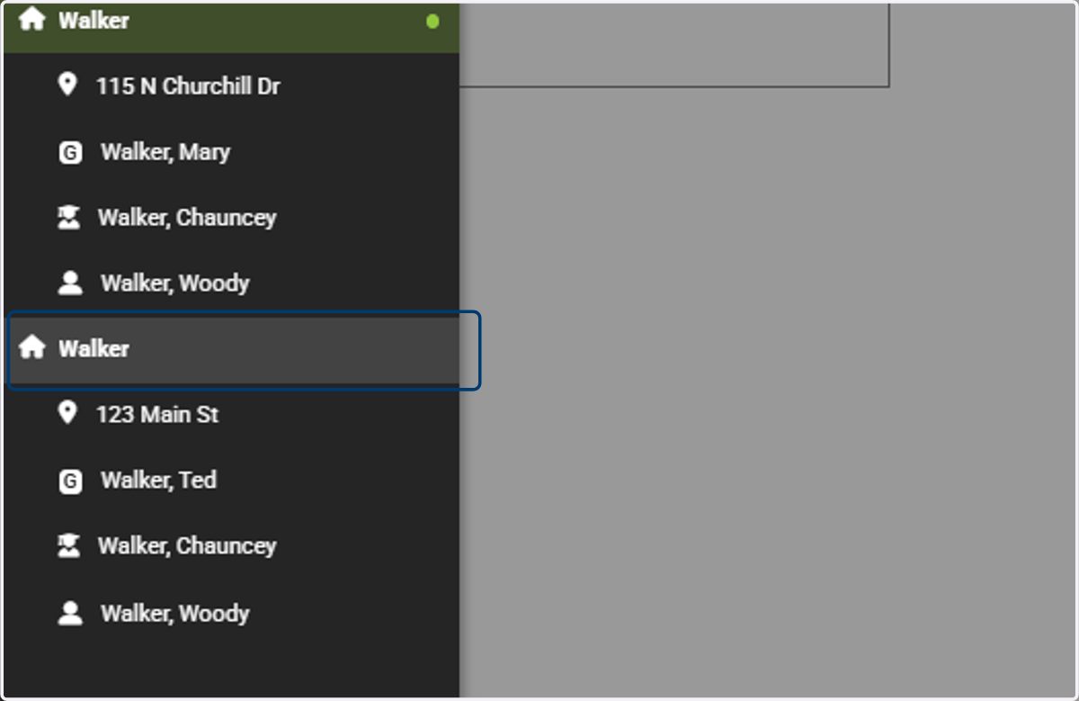 You can click on each Household to see the Household Members