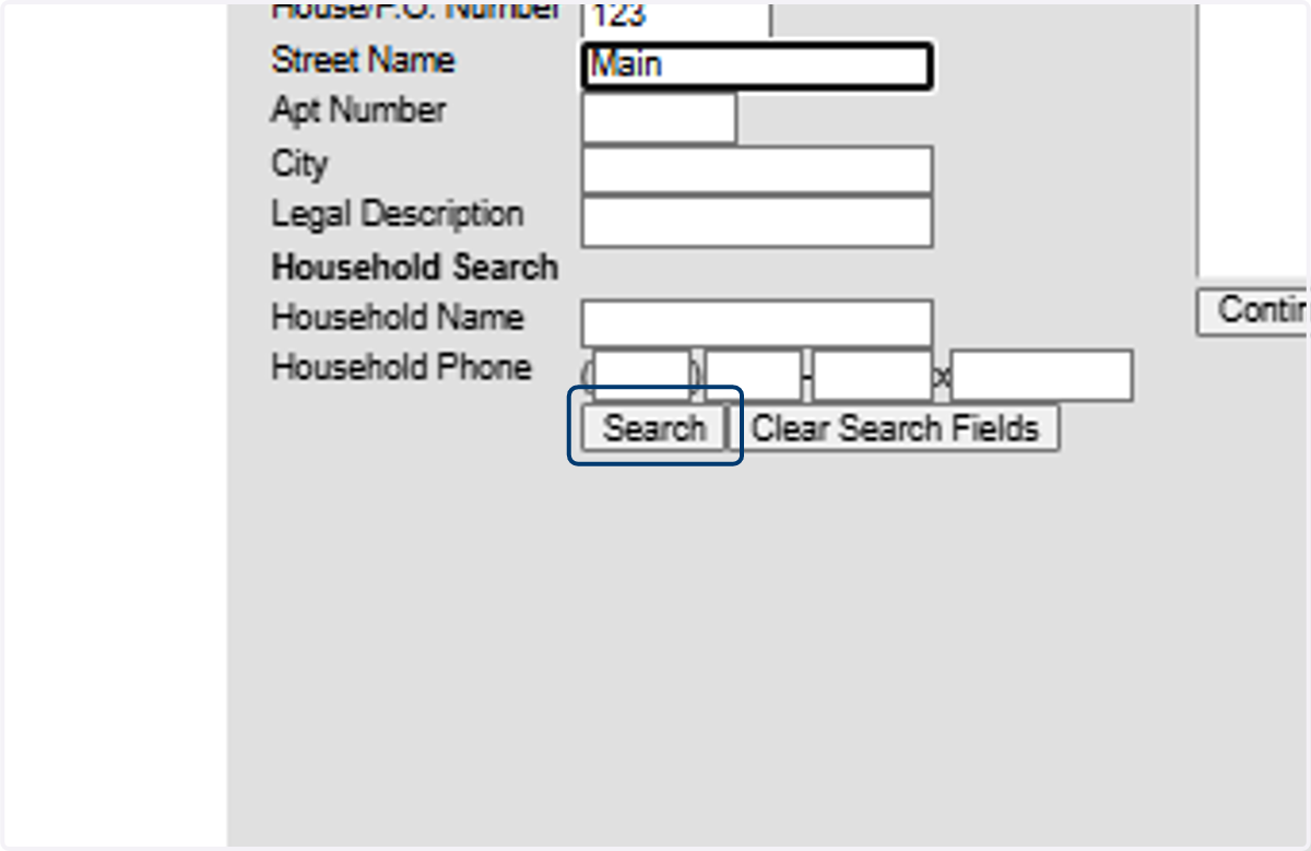 Click on Search