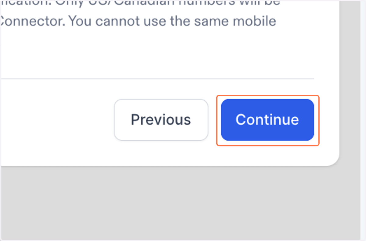 Verify Information and continue.