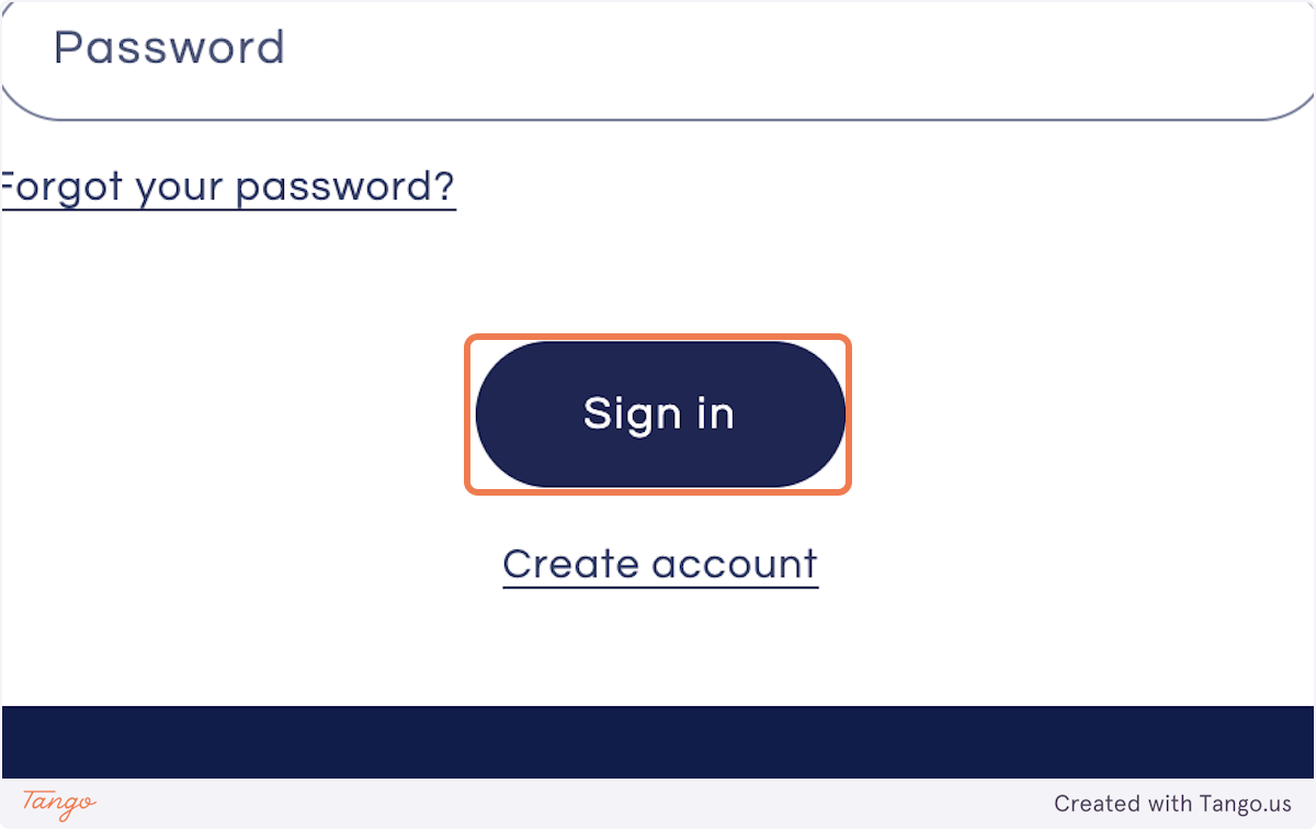 Click on Sign in or Create account