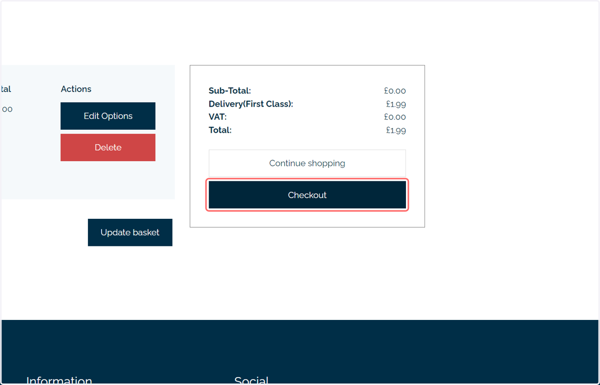 Navigate to checkout on the front-end to test this functionality
