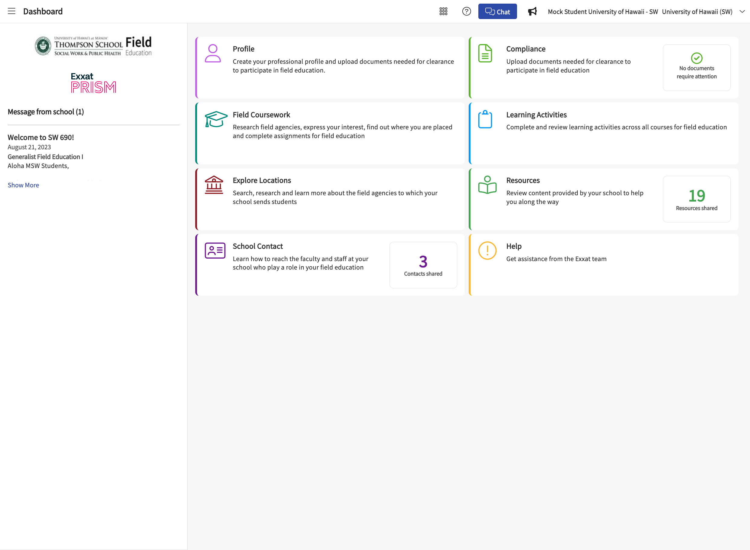 Click on Learning Activities…