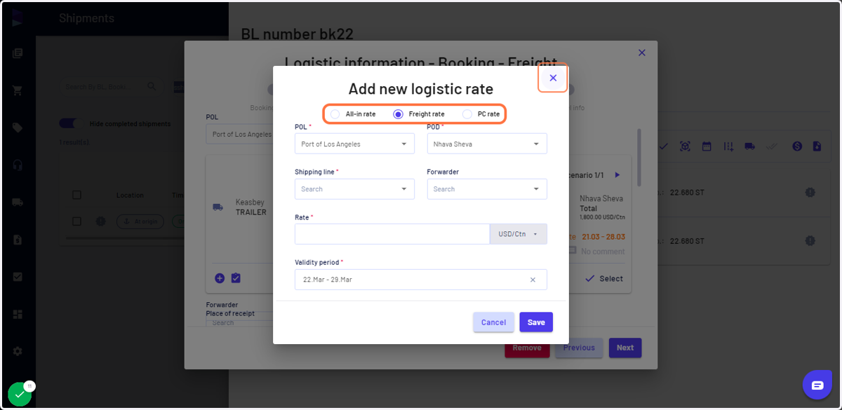 Fill in the details and click on "Save"