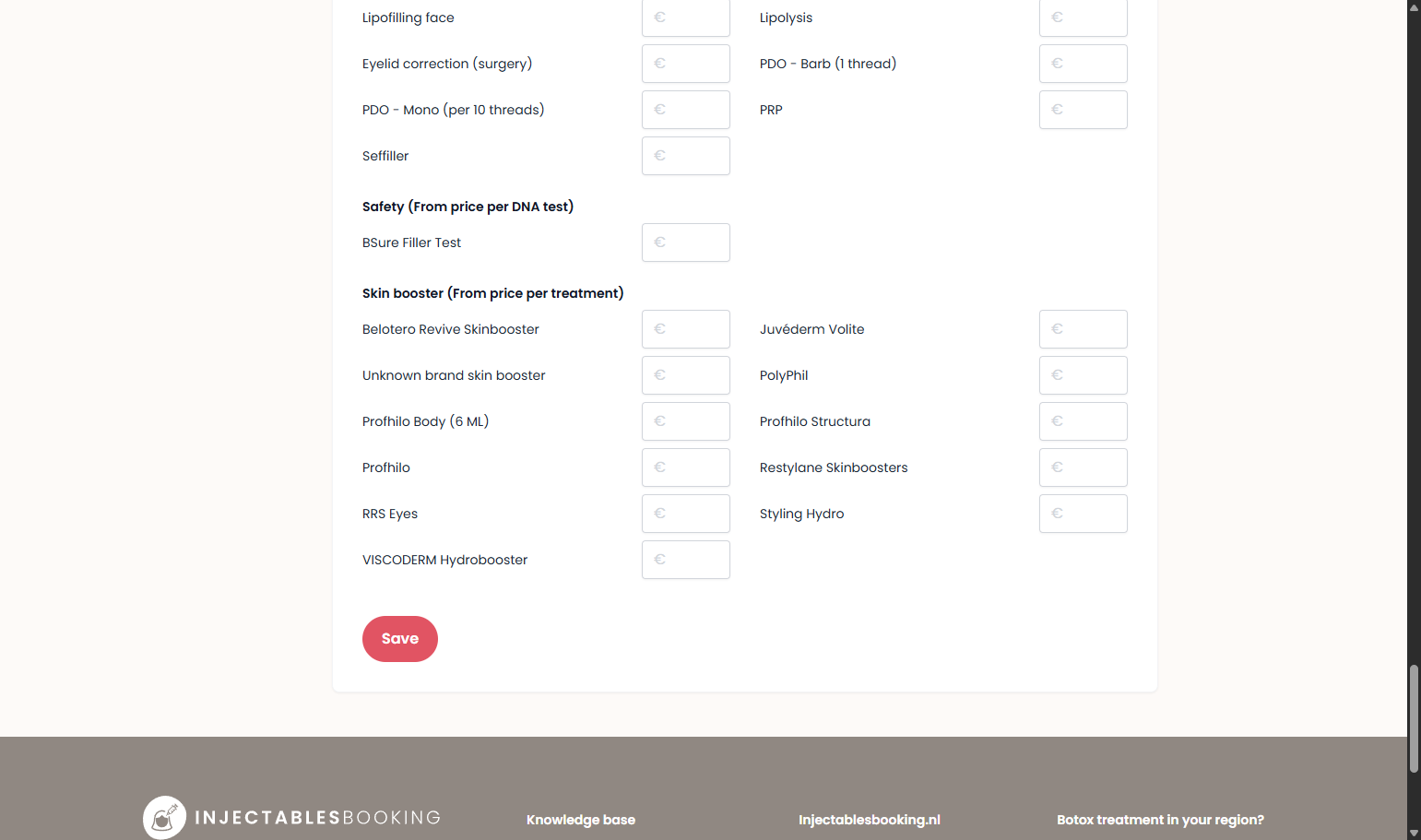 Once everything is filled in, click ‘Save’. Als alles is ingevuld, klik je op ‘Opslaan’.