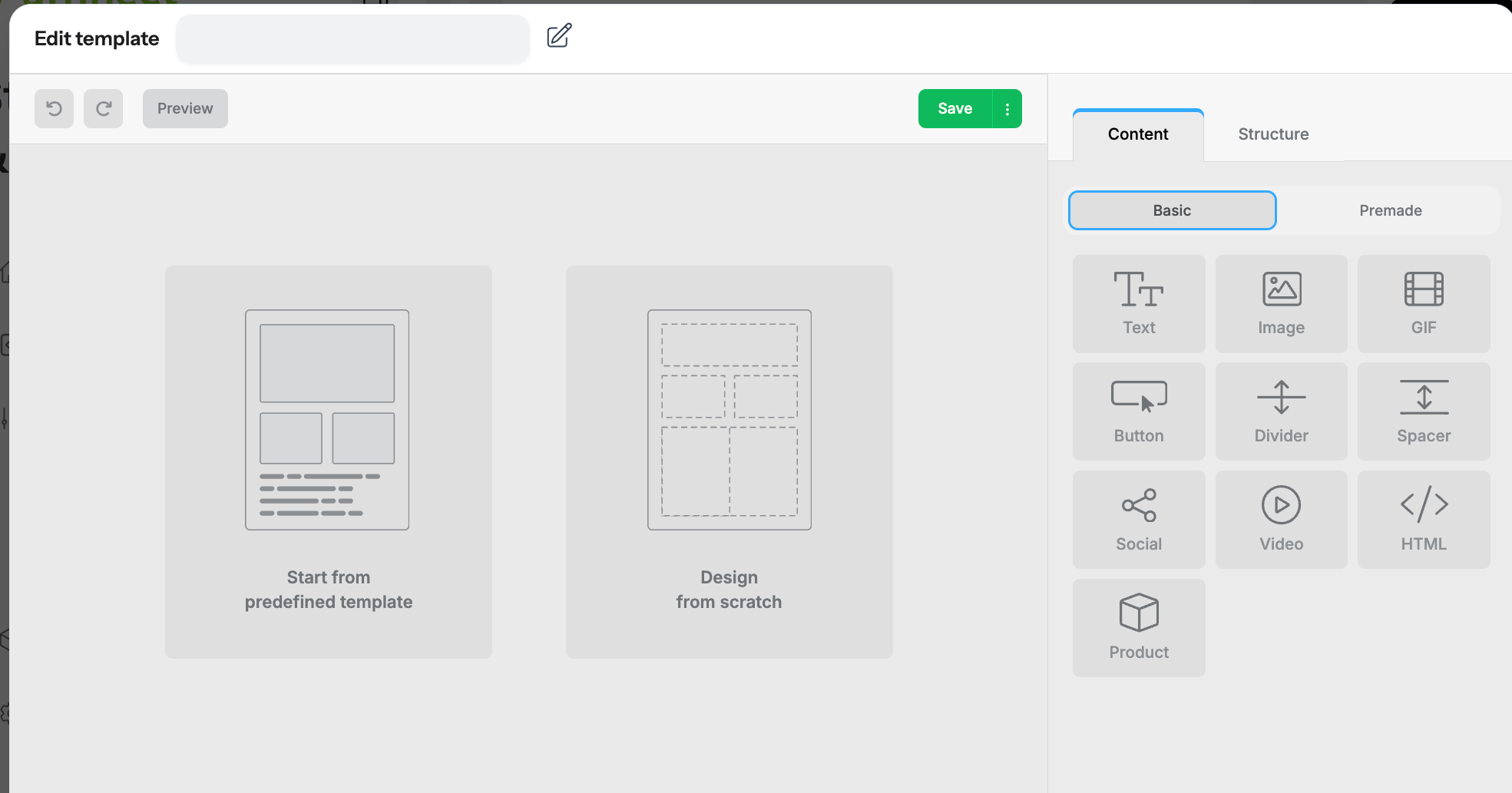 Choose Your Template Style