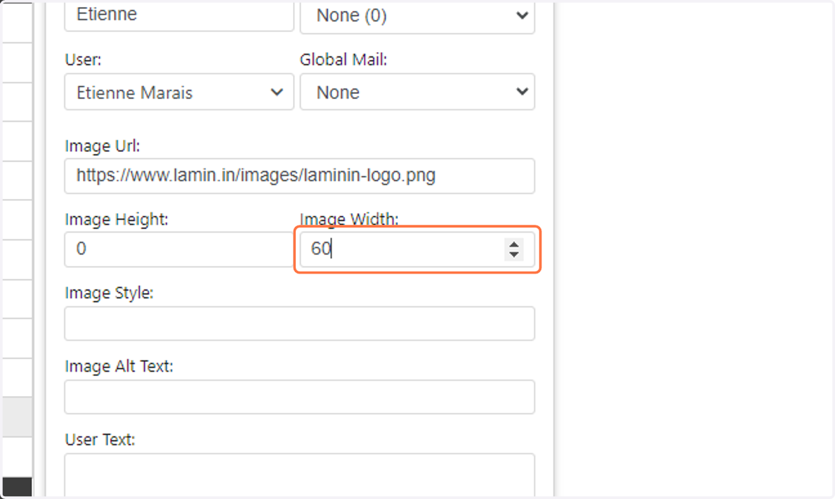 Enter the image width