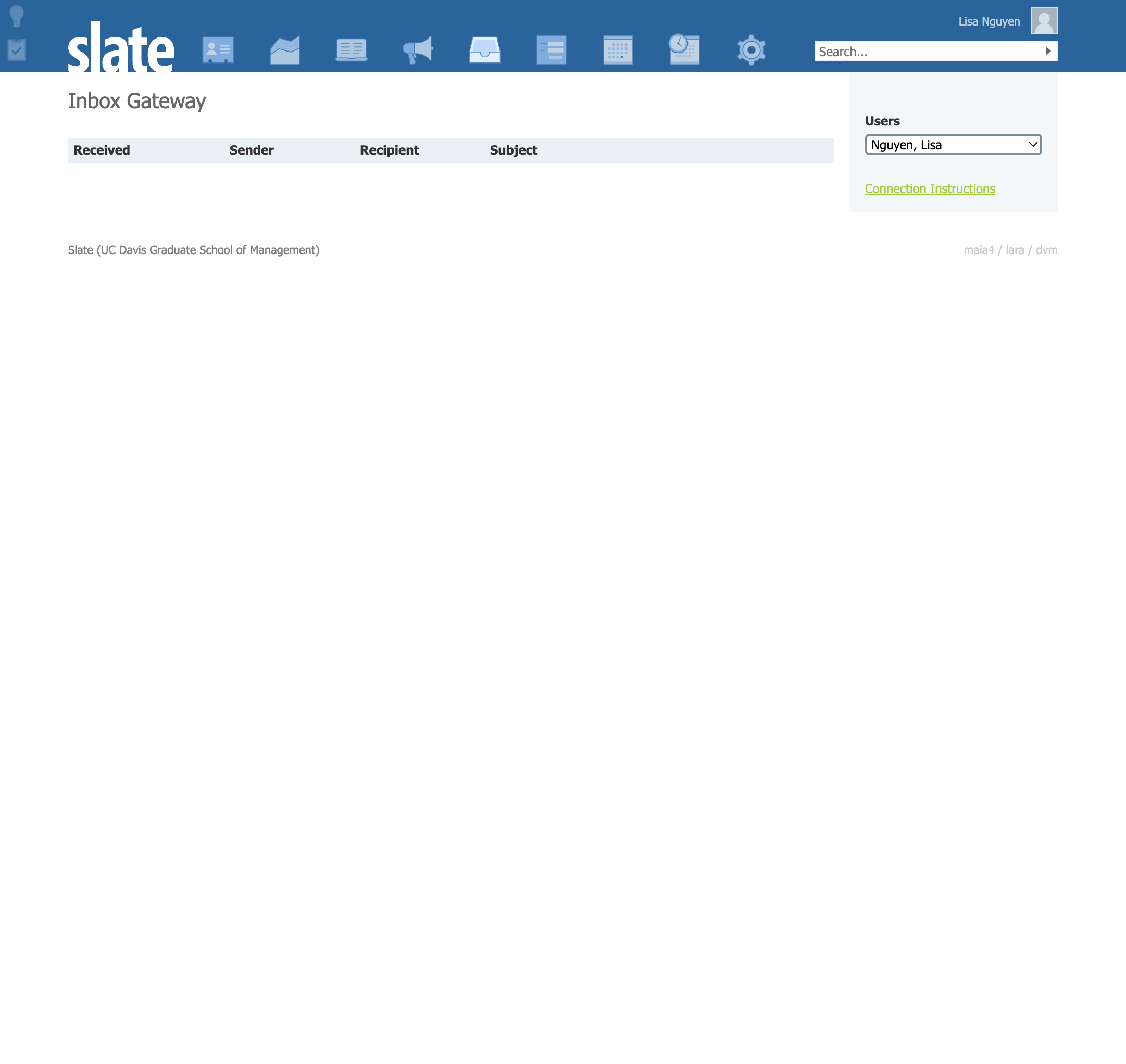 Click on Connection Instructions
