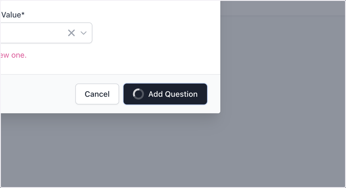 Once you're satisfied with your question, click Add Question to add it to the form
