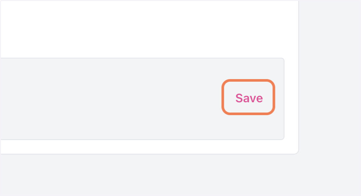Once added click "Save" to confirm