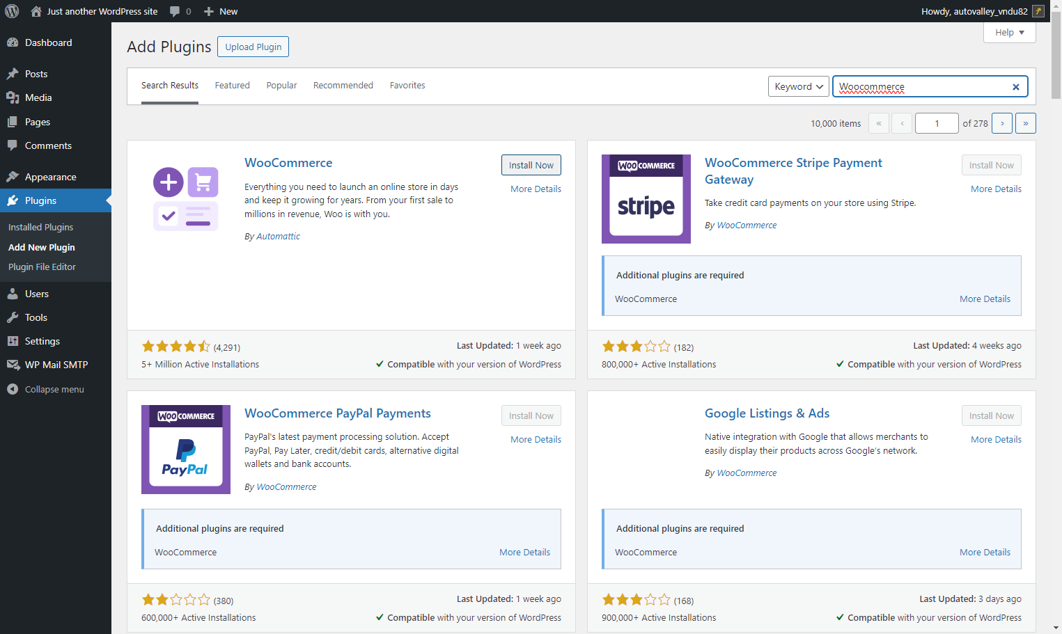 Locate this plugin and click on Install Now