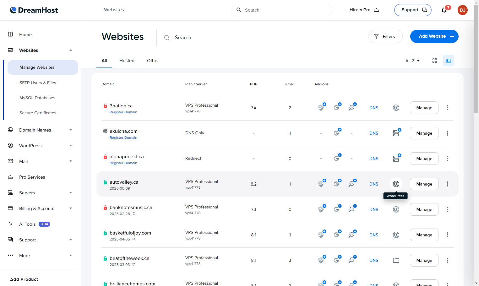 Login to WordPress