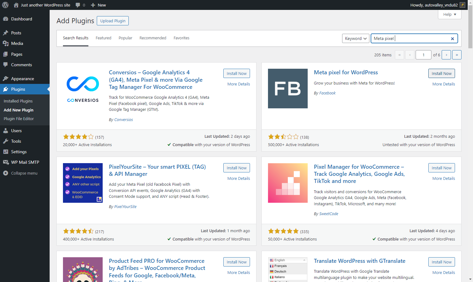 Locate this plugin and click on Install Now
