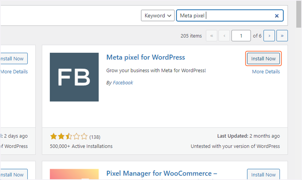 Locate this plugin and click on Install Now