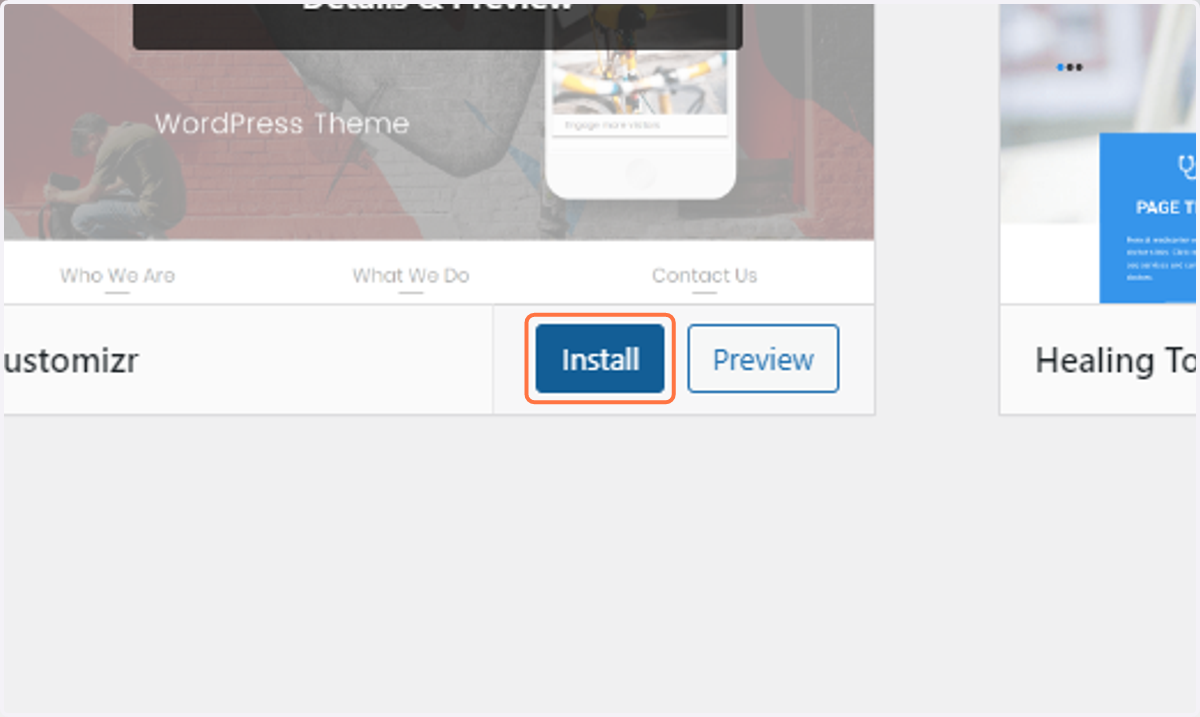 Click on Install