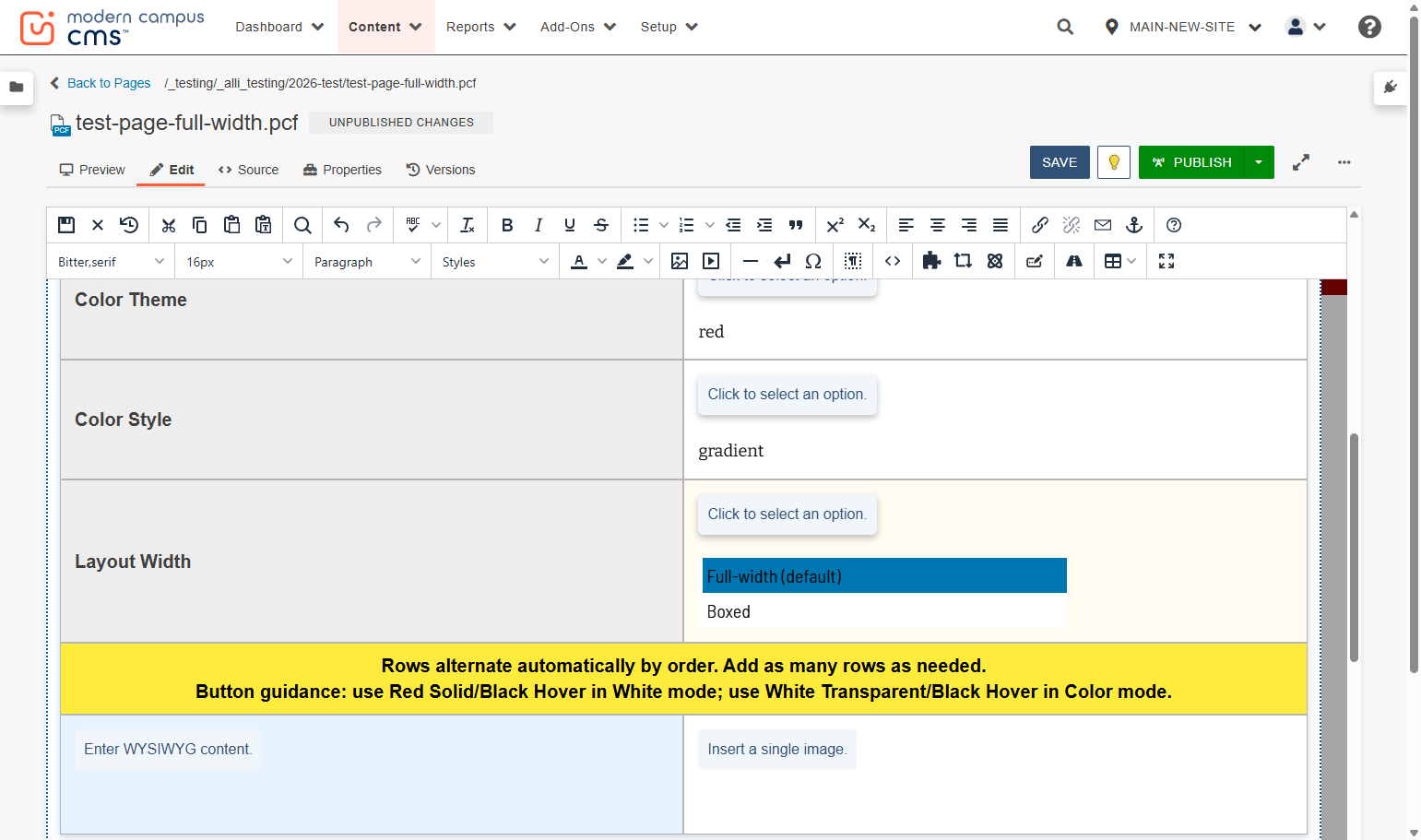 ...will allow you between full-width or boxed (contained) ZigZags.