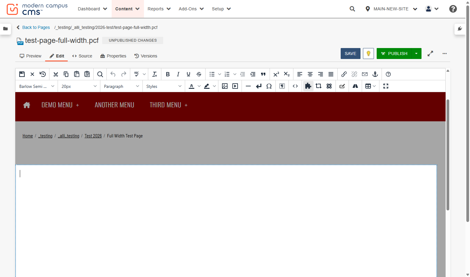 Click on the Insert Snippet icon.